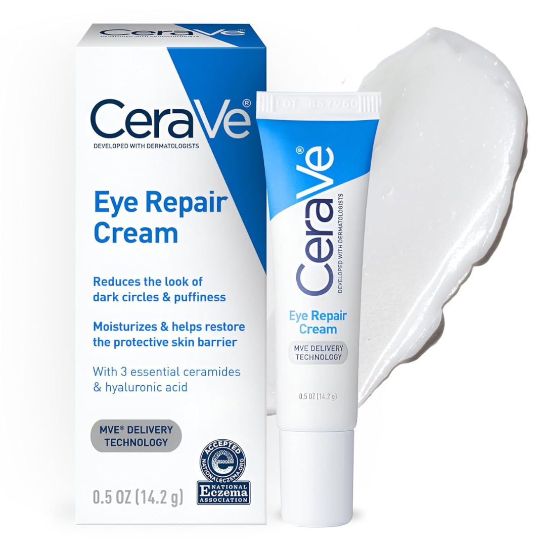 CeraVe Eye Repair Cream | Under Eye Cream For Puffiness And Bags Under Eyes